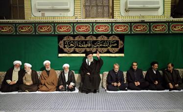 Ayat. Khamenei attends Mourning Ceremony for Lady Fatimah's (sa) Martyrdom Anniversary 