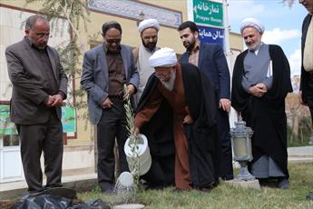 Ayat. Javadi Amoli marks Iranian National Tree Planting Day