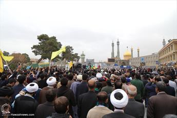  Funeral held for Iranian martyrs from the defenders of the Holy Zainabiyyah Shrine 