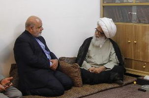 Grand Ayat. Al-Najafi receives Iranian Ambassador to Iraq 