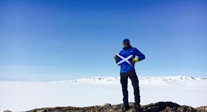 First Muslim to cross the icy wastes of Greenland