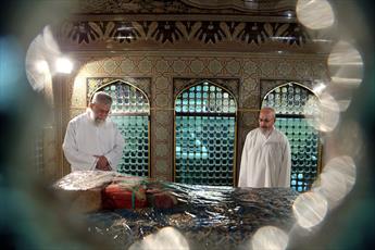 Ayatollah Khamenei attends Dust Clearing Ceremony at Razavi Shrine 