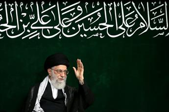 Ayatollah Khamenei attends a Muharram mourning ceremony