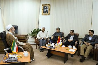 Ayat. Arafi receives Dean of Islamic University of Indonesia