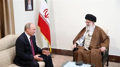 Leader of Islamic Revolution Ayatollah Khamenei receives Russia’s Putin