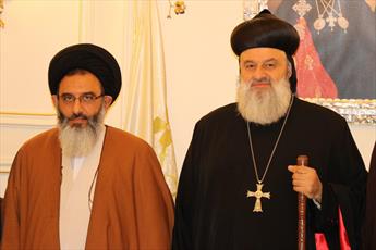 Rep. of Iran's Supreme Leader in Syria visits Christian Leader