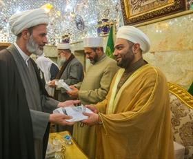  Iraqi Turkmen scholars visit Imam Ali holy shrine