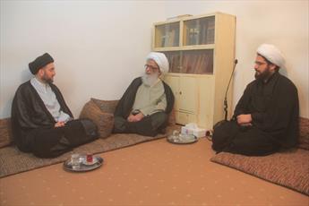 Grand Ayat. Bashir al-Najafi meets with Sayyed Ammar al-Hakim