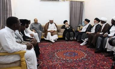 Ayat. Hakim receives African clerics 