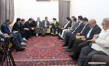 Ayat. Hakim receives Iranian Culture Minister