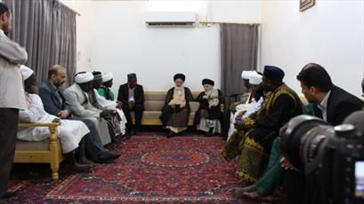 Senior Iraqi cleric receives African students