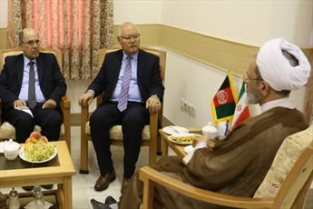 Le ministre de l'enseignement supérieur d'Afghanistan a rencontré l'Ayatollah Arafi