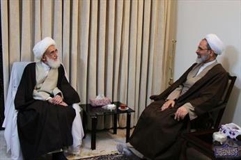 Le directeur des séminaires a rencontré le grand ayatollah Nouri Hamedani