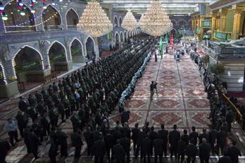 Délégations de 40 pays se tiennent devant le caveau saint d’Aba Al Fadl Al Abbas (A.S) se réjouissant de son anniversaire de naissance bénie