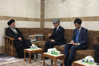 Le haut responsable du sanctuaire al-Abbas (as) rencontre l’ambassadeur du Japon