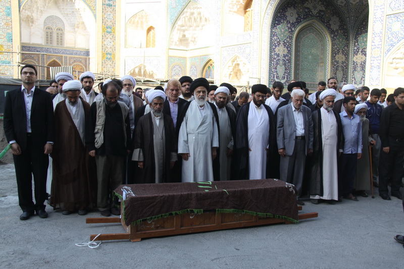 مراسم تشییع و تدفین  پیکر مرحوم  استاد عبد الحسین حائری