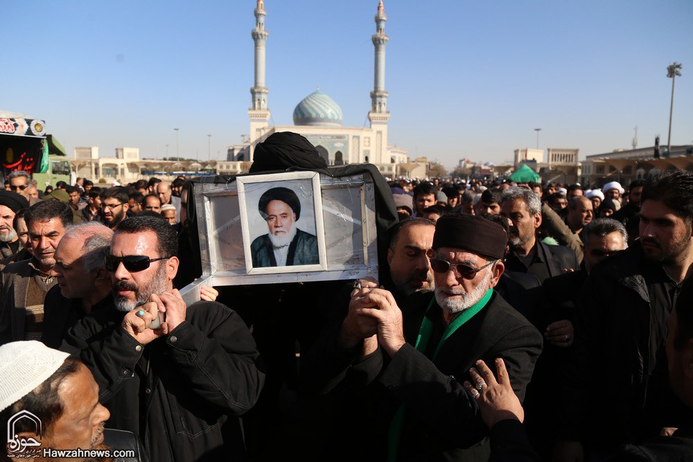 تصاویر/ مراسم تشییع و خاکسپاری پیکر آیت الله شاهرخی  