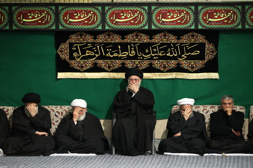 مراسم عزاداری شام شهادت حضرت فاطمه زهرا سلام‌الله‌علیها برگزار شد