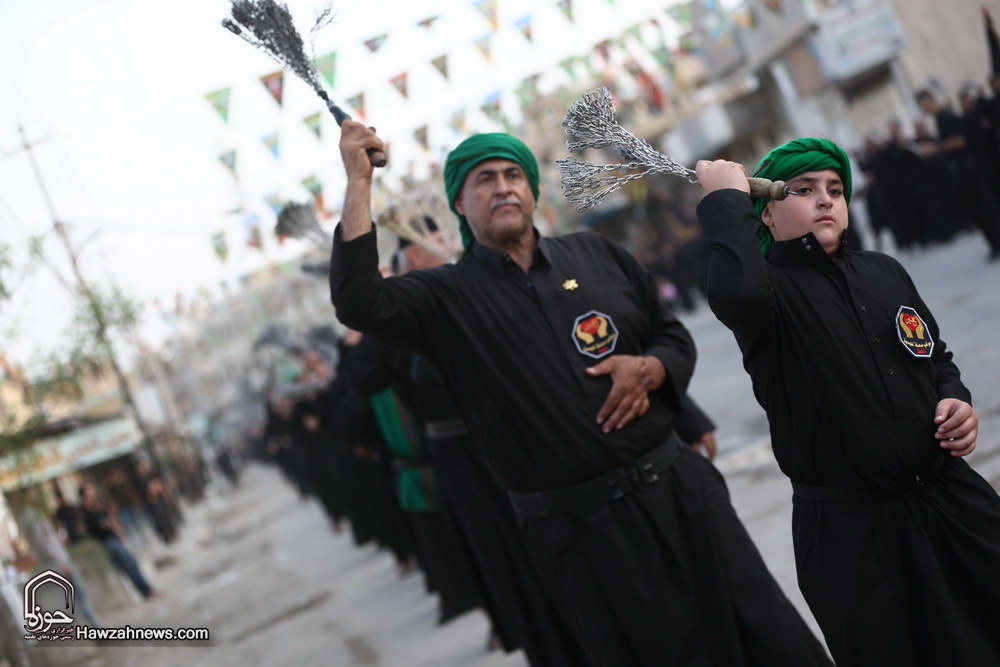 تصاویر/ عزاداری امام حسین(ع) در موکب های محلی عراق