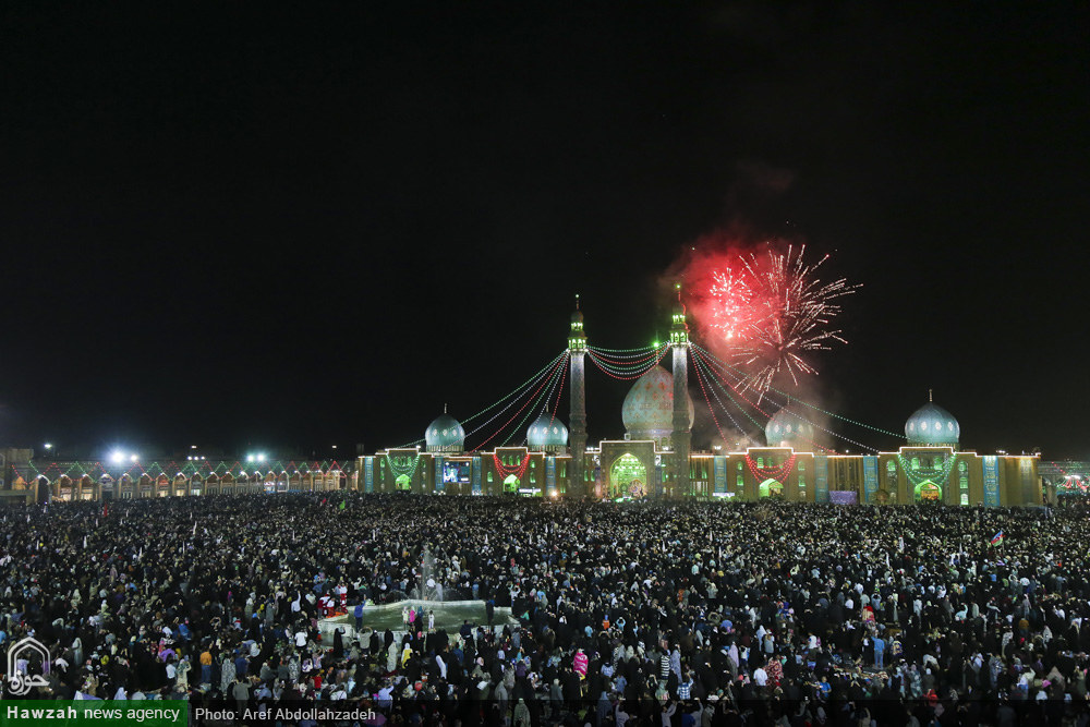  تصاویر/ جشن نیمه شعبان در مسجد مقدس جمکران