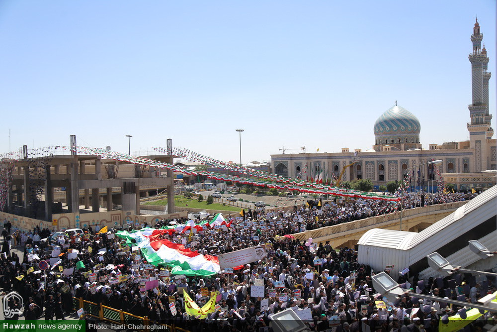  	تصاویر/ راهپیمایی روز جهانی قدس در قم -۳