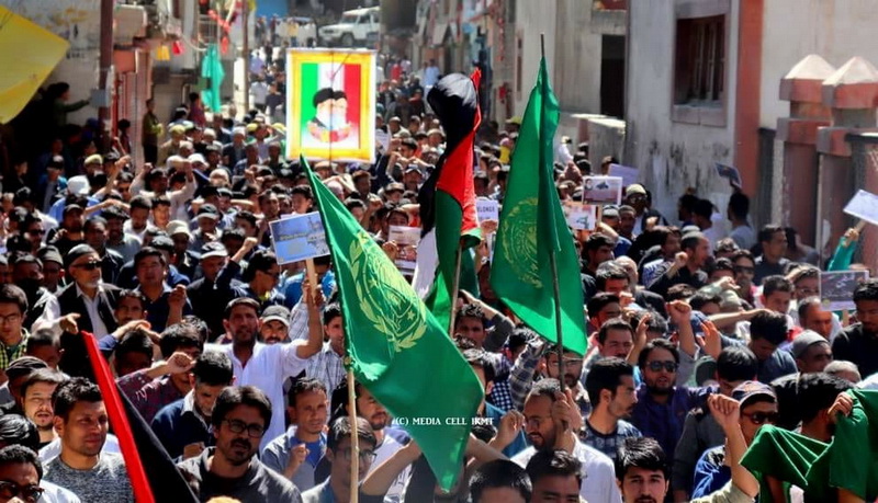 تصاویر/ راهپیمایی روز جهانی  قدس در کرگل هند