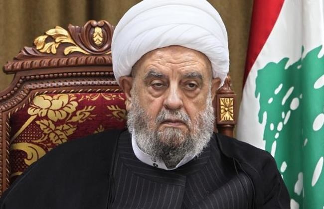 آیت الله عبد الامیر قبلان رئیس مجلس اعلای اسلامی شیعیان لبنان 