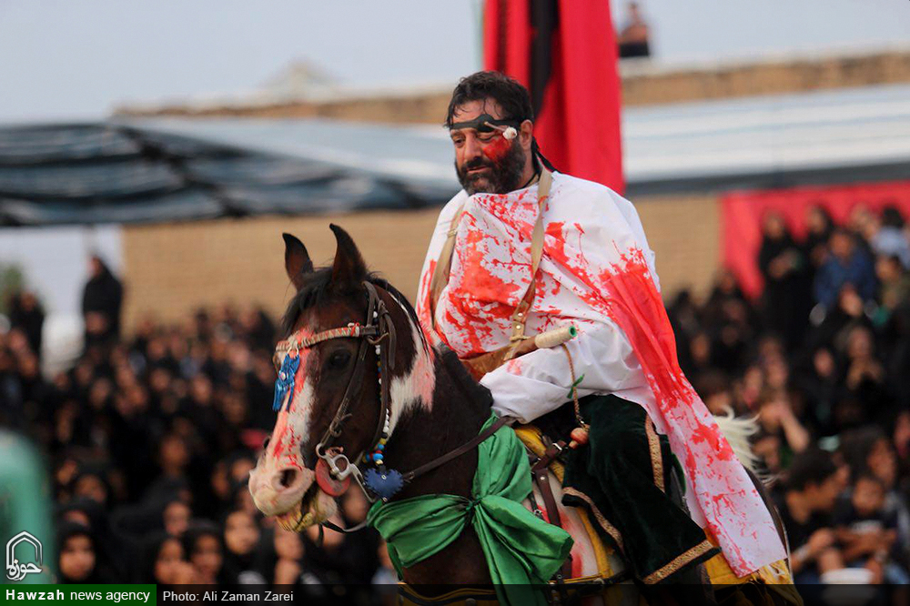 تصاویر/ آیین تعزیه خوانی و عزاداری روز تاسوعا در روستای مدآباد لرستان