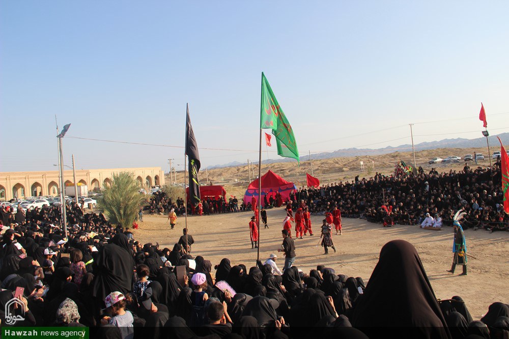 تصاویر/ تعزیه با قدمت ۱۰۰ ساله در روستای باستانی بیاضه