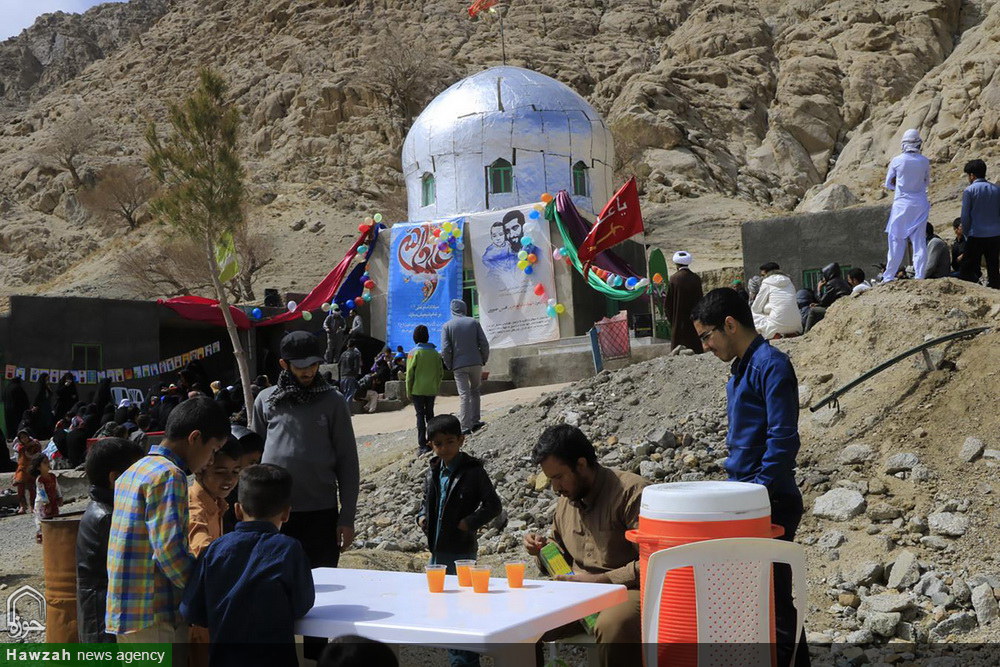 خبرگزاری حوزه - تصاویر/ عمامه گذاری یک طلبه جهادگر در اردوی جهادی شهر شوسف