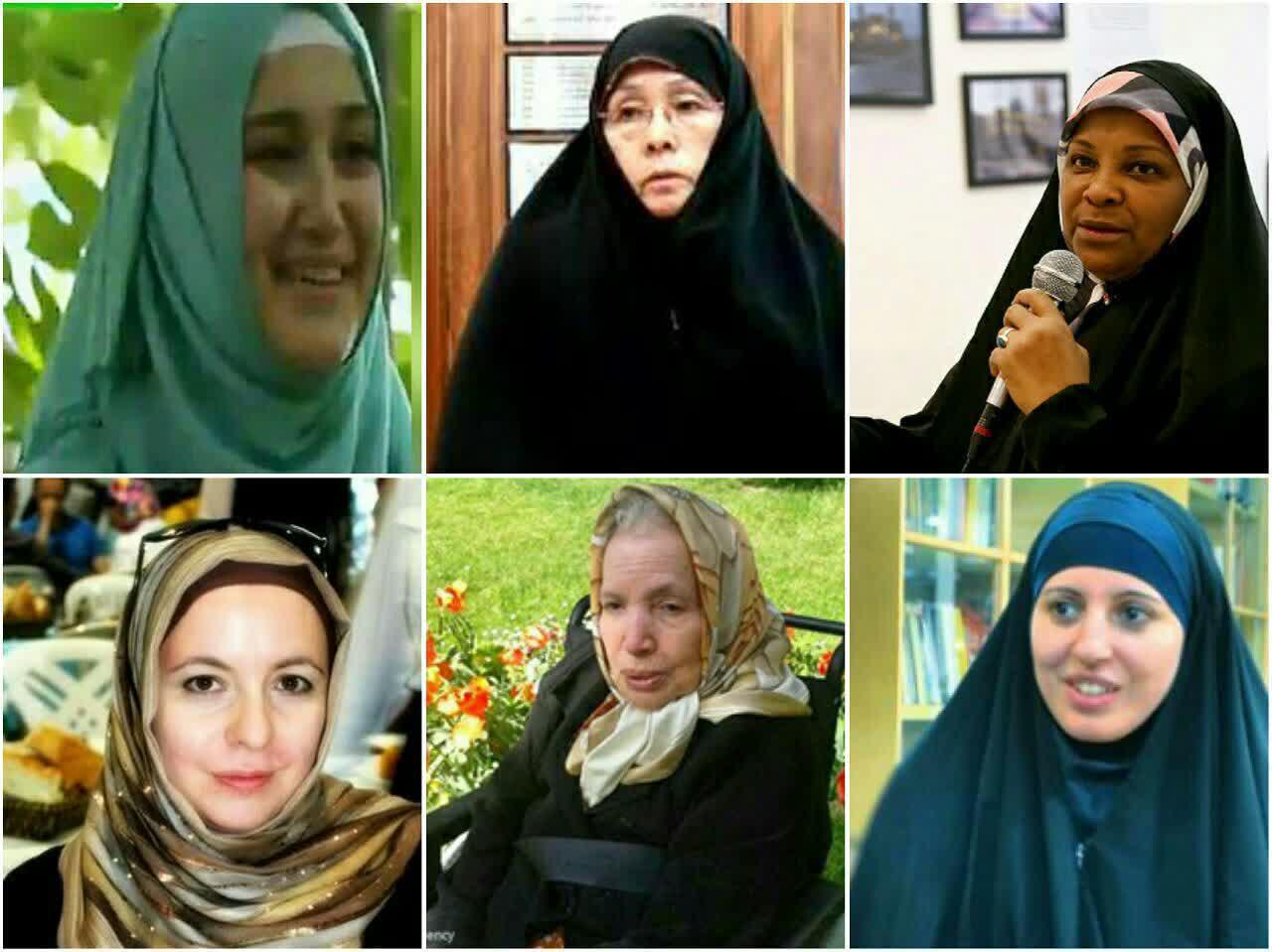  از دسته گل های "خدیجه انقلاب اسلامی" در فرانسه تا  اشک شوق بانوان مستبصردر دیدار با امام خمینی