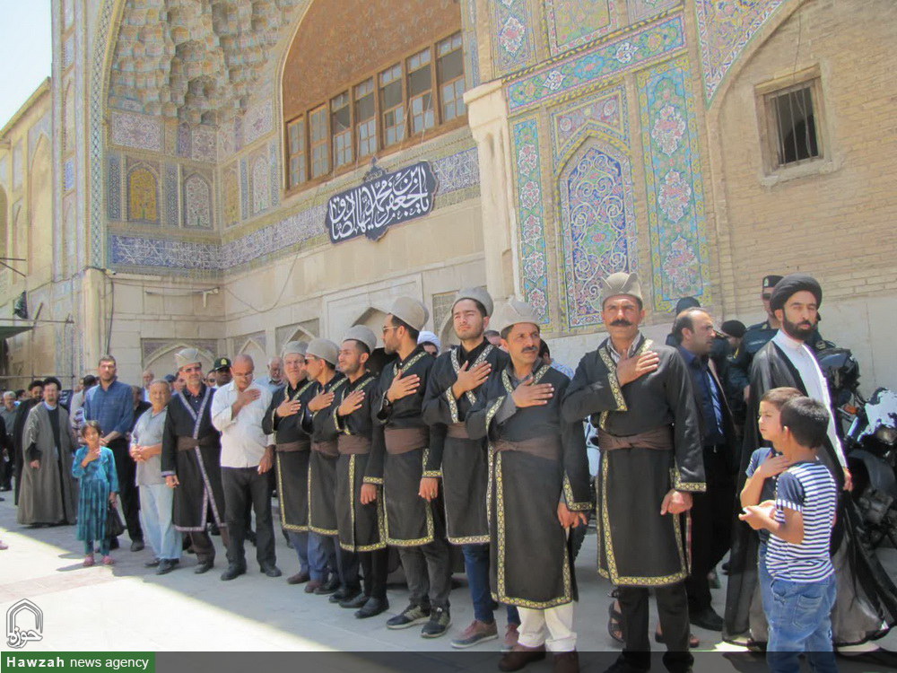 تصاویر/ برپایی موکب عشایری  قشقایی های ایران در سالروز شهادت امام صادق(ع) - حرم شاهچراغ(ع)