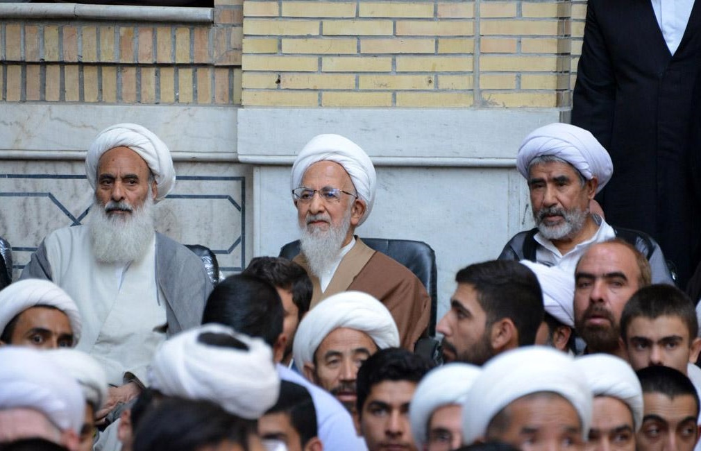  تصاویر/ نشست تبیین رسالت حوزه با حضور آیت الله العظمی جوادی آملی در مشهد