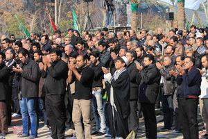 برگزاری مسابقه نماز ظهر عاشورا در لرستان