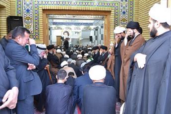 برگزاری مراسم عزاداری در مدرسه آیت الله شیرازی نجف+عکس