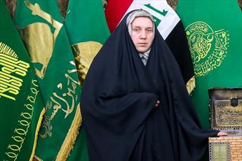 بانوی اوکراینی در حرم امام علی(ع) شیعه شد