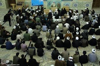 تصاویر/ نشست بصیرتی طلاب و مبلغان حوزه علمیه قم در مدرسه امام کاظم(ع)