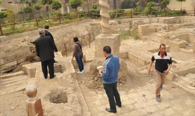 کشف سازه های اسلامی در یک منطقه قدیمی در مصر