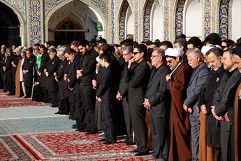 خطبه خوانی در سوگ خادم خورشید هشتم