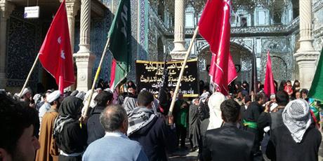 کاروان پیاده زائران «حرم علی(ع) تا حرم علی(ع)» به قم رسید