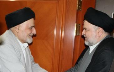 دیدار سیدجعفر مرتضی و سیدجواد شهرستانی در بیروت