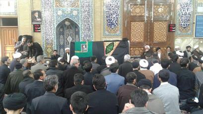 پیکر آیت الله موسوی نژاد در حرم رضوی به خاک سپرده شد