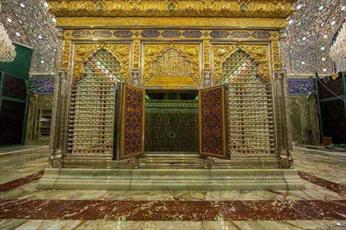 آئین رونمایی از ضریح جدید حرم حضرت عباس (ع) آغاز شد