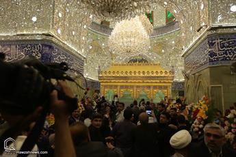 تصاویر/ مراسم رونمایی از ضریح حضرت عباس(ع) در کربلا