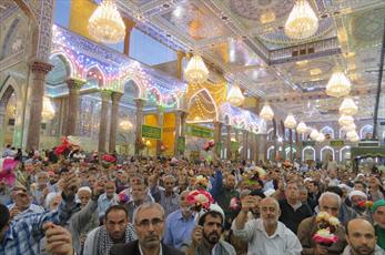 جشن ميلاد امام علي (ع) در حرم امام حسين (ع) برگزار شد