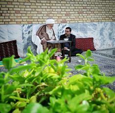 دیدار نماینده مردم قم در مجلس با مراجع تقلید در مشهد