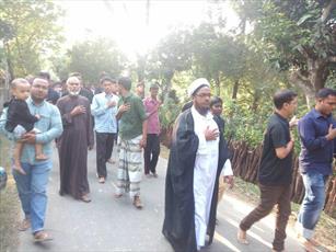 تصاویر رسیده از مراسم اربعین حسینی در بنگلادش
