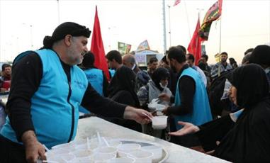 بیش از ۱۹ هزار زائر حسینی در موکب جمکران در مسیر کربلا  پذیرایی شدند