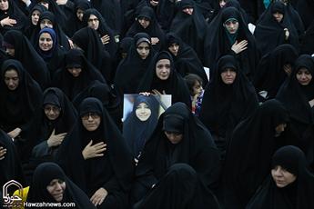 تصاویر/ مراسم بزرگداشت بانوان شهیده طریق الحسین در اهواز
