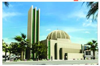 مراحل پایانی ساخت نخستین مسجد خورشیدی در عمان